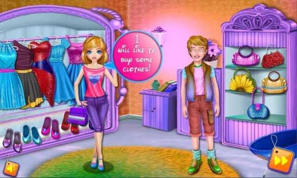 Girl Dress Up Shopping Games screenshot 2