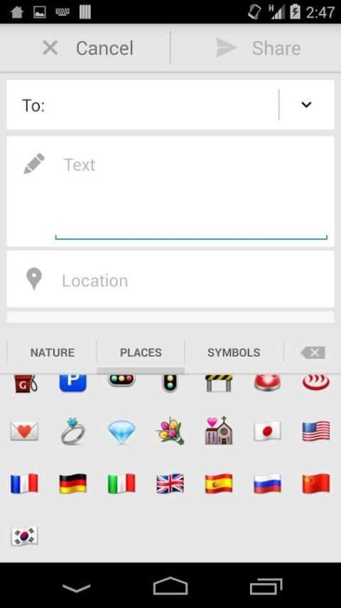 Sliding Emoji Keyboard - iOS स्क्रीनशॉट 1
