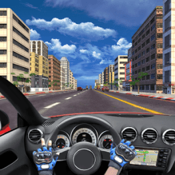 Driving in fast car आइकन