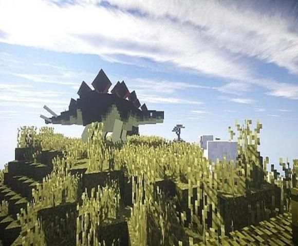 Dinosaur Mod Minecraft Pe 3 تصوير الشاشة
