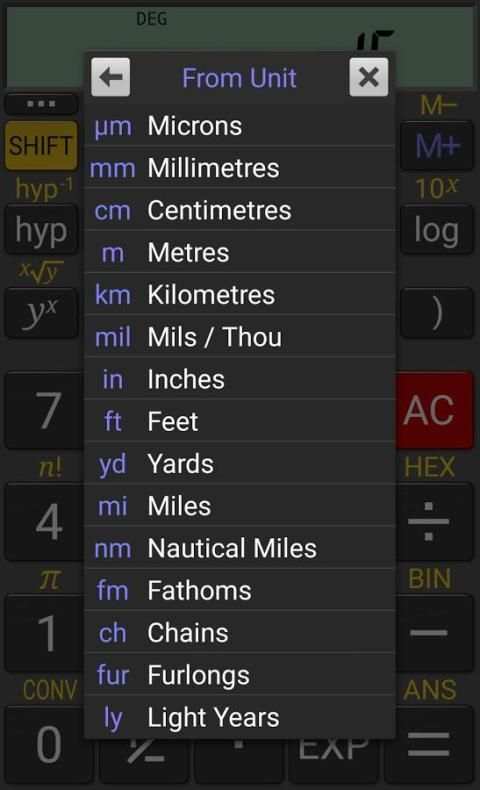 RealCalc Scientific Calculator скриншот 2