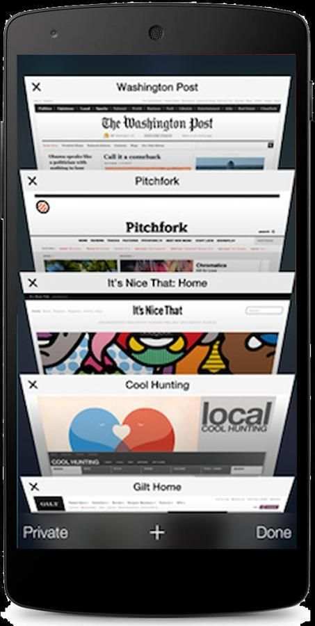 Browser For Android 2 تصوير الشاشة