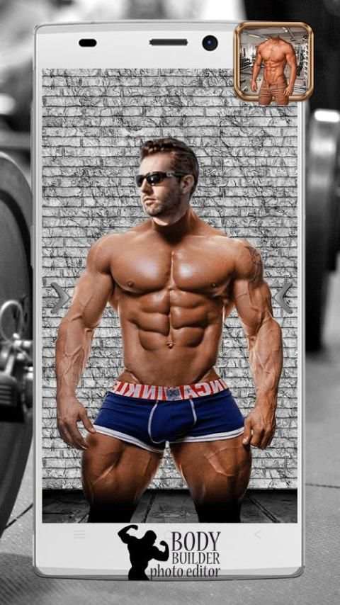 Bodybuilder Photo Editor screenshot 1