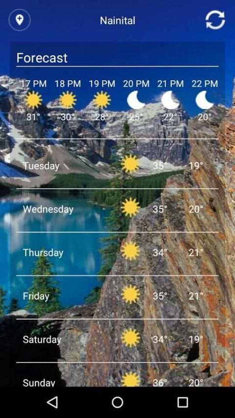 Eweather Forecast 1 تصوير الشاشة