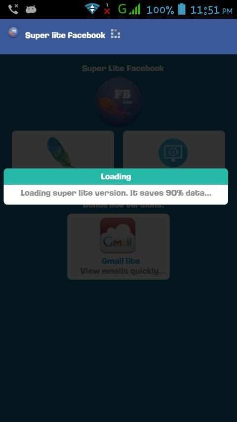 Super lite Facebook screenshot 4