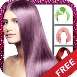 Hair color changing app