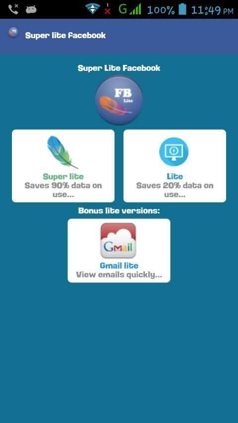 Super lite Facebook screenshot 5