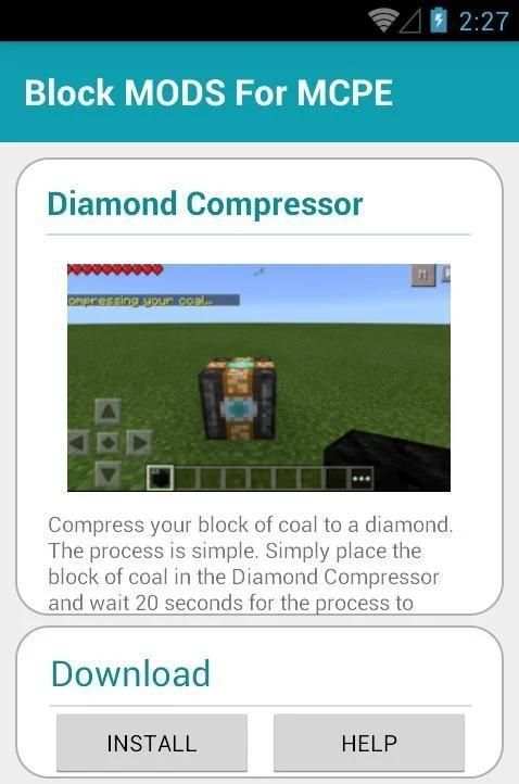 Block MODS PE скриншот 3