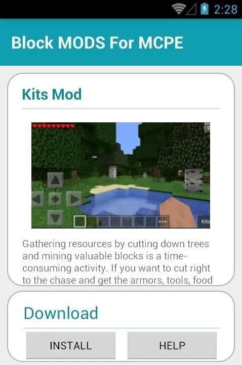 Block MODS PE скриншот 1
