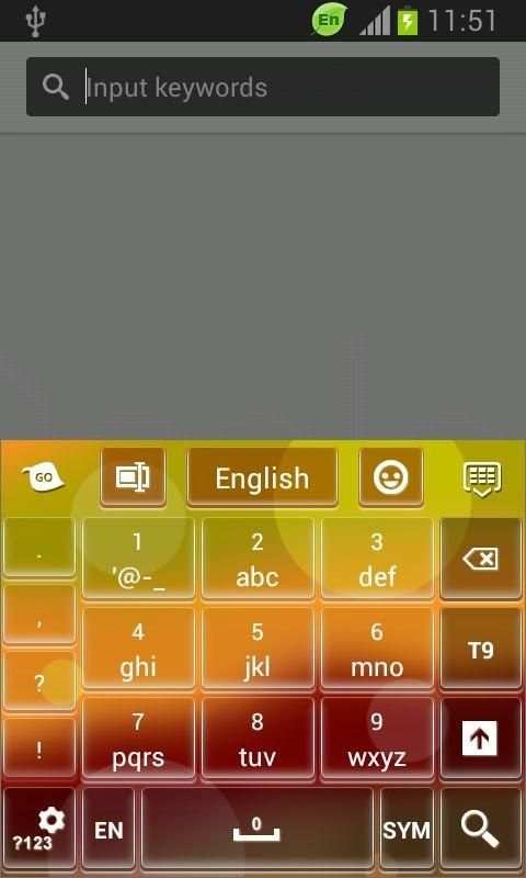GO Keyboard Keys Color скриншот 1