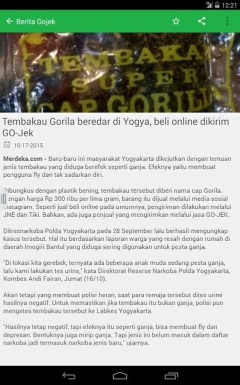 Berita GO-JEK NEW screenshot 1