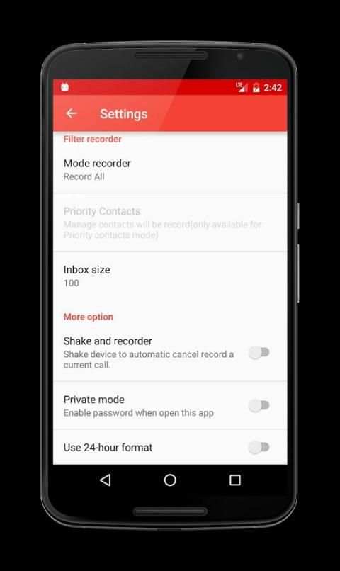 Phone Call Recorder скриншот 2