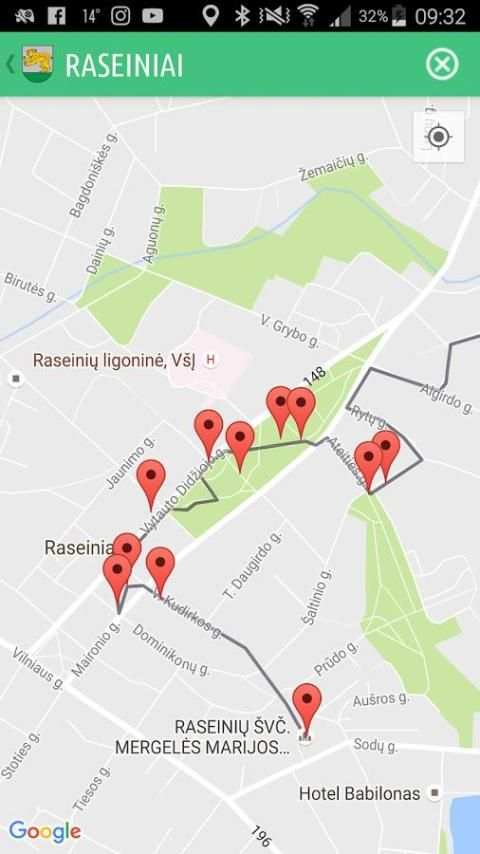 Raseiniai tour screenshot 2