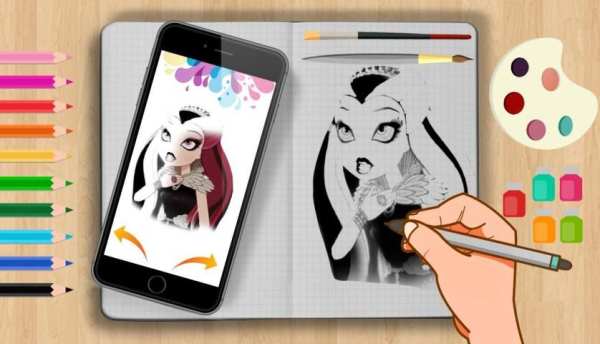 Draw Ever After High screenshot 1