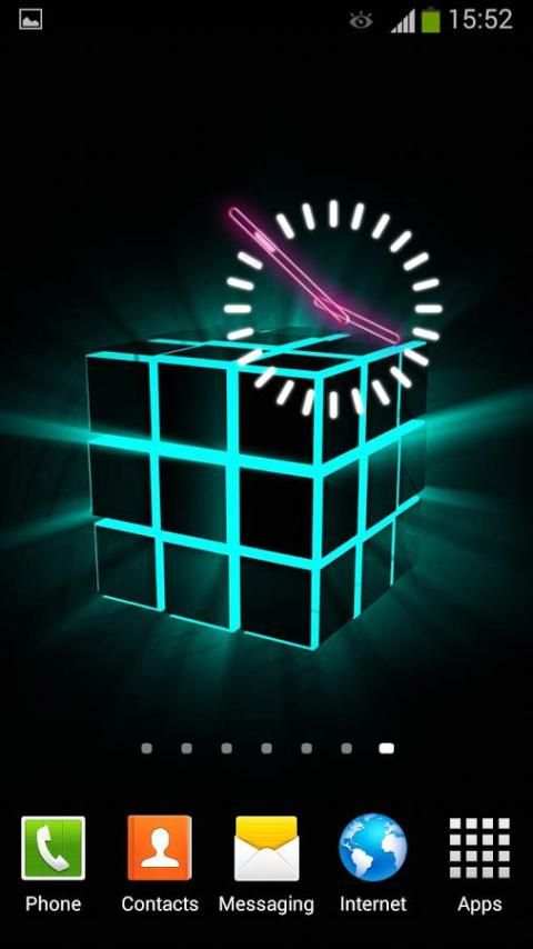 Neon Clock Widget screenshot 4