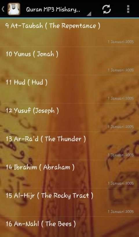 Quran MP3 Mishary Alafasy screenshot 3