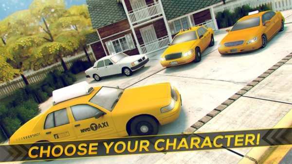 Free Taxi Driver Racing Game screenshot 1