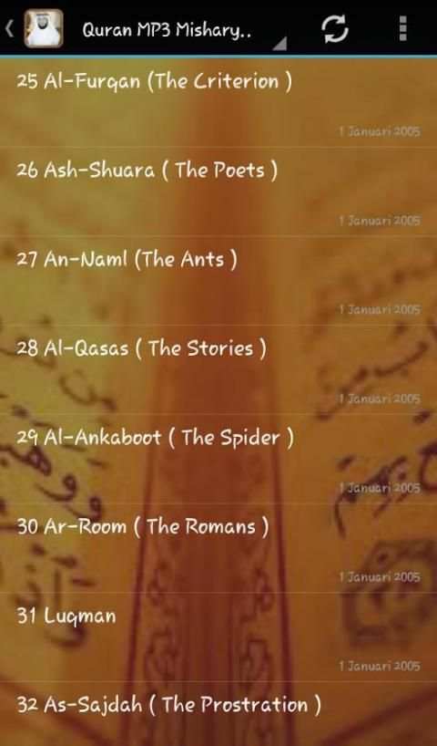 Quran MP3 Mishary Alafasy screenshot 5