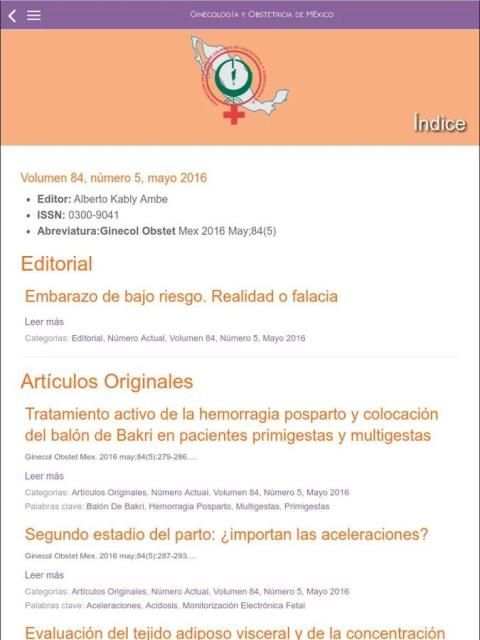 Ginecología y Obstetricia Mx स्क्रीनशॉट 1