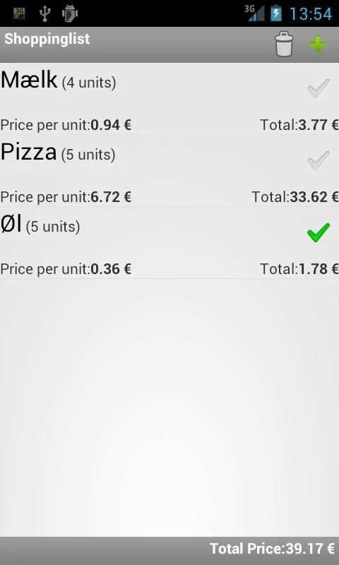 Shopping List screenshot 1