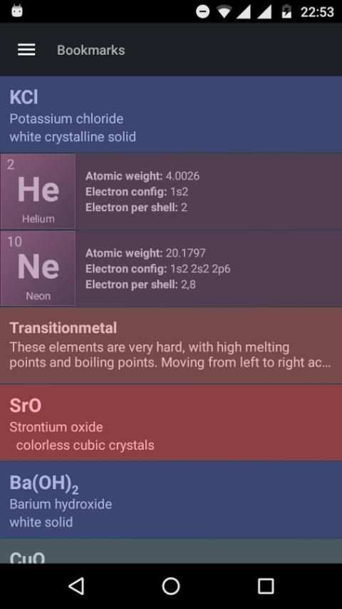 Periodic Table Free скриншот 2