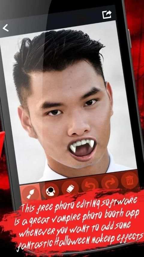 Vampire Fangs Photo Stickers screenshot 3