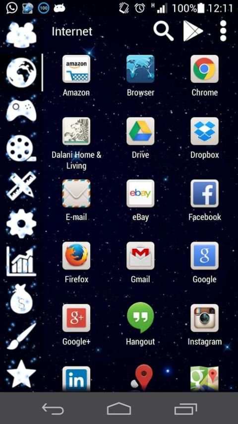 SL THEME GALAXY screenshot 1