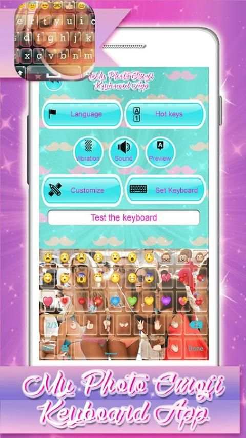 Keyboard foto dengan emoji screenshot 3