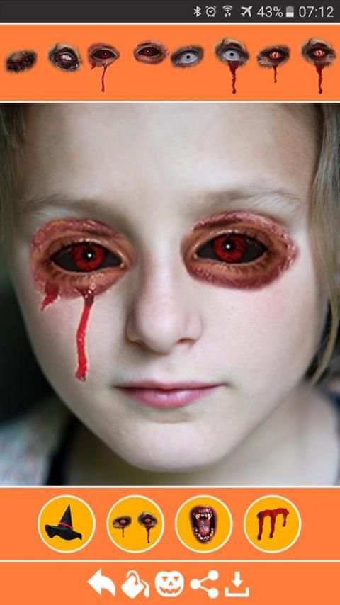 Halloween Face Makeup screenshot 5