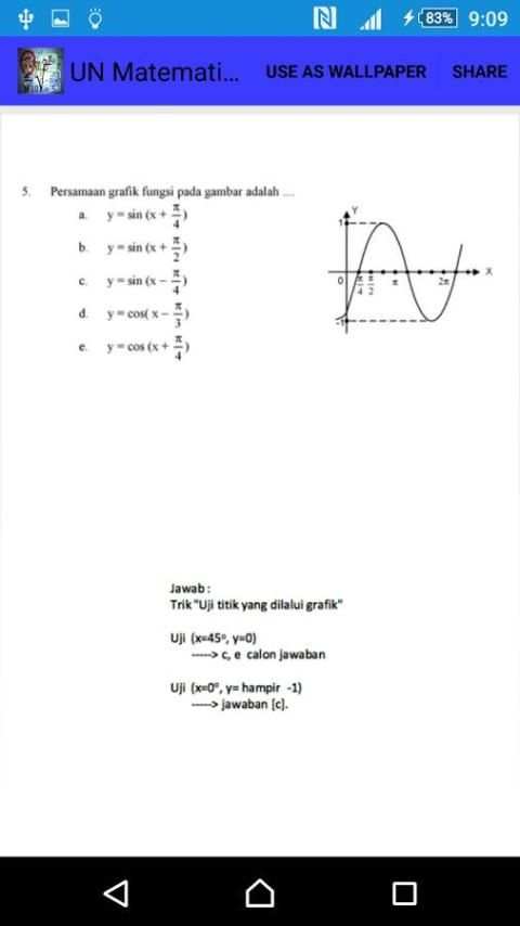 Soal UN Matematika SMA screenshot 4