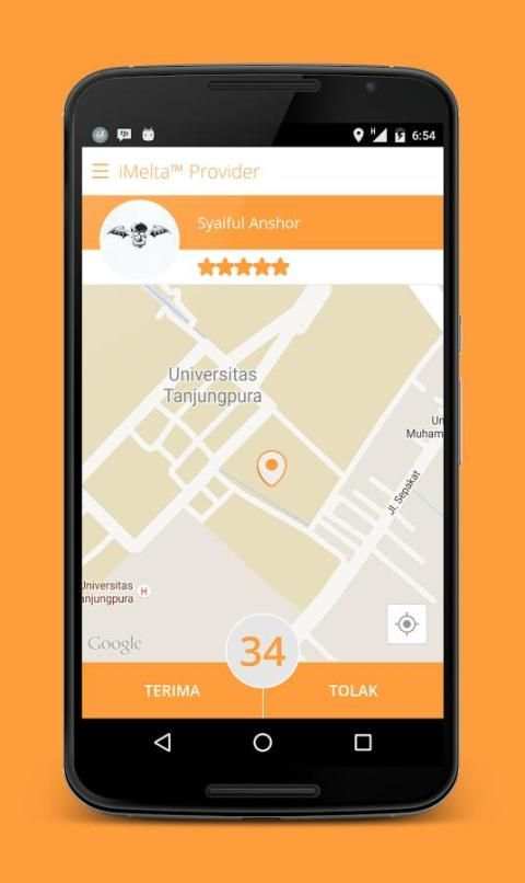 iMelta - Aplikasi Rider screenshot 3