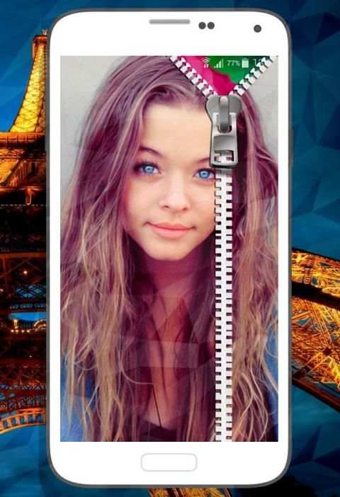 My Photo Zipper Lock Screen screenshot 3