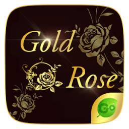 Gold Rose GO Keyboard Theme