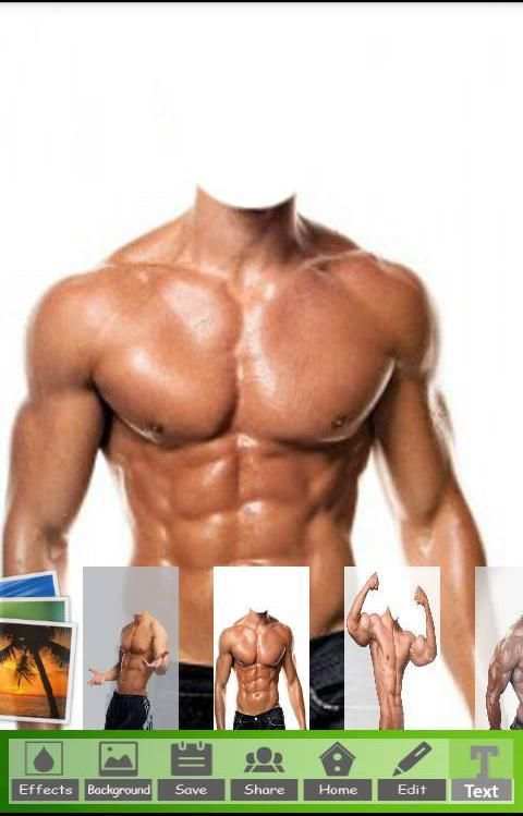Bodybuilding face changer 4 تصوير الشاشة