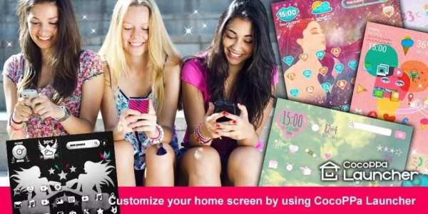 Cute home ♡ CocoPPa Launcher screenshot 1