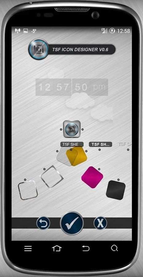 Black-Steel TSF Shell Theme screenshot 5