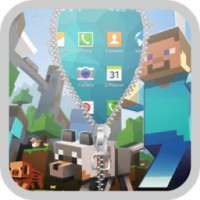 Screen Lock Minecraft Zipper
