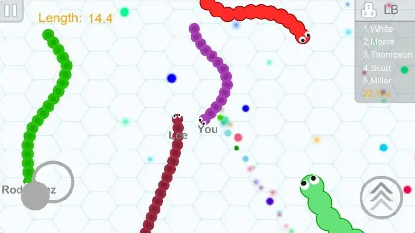 Worm.io скриншот 2