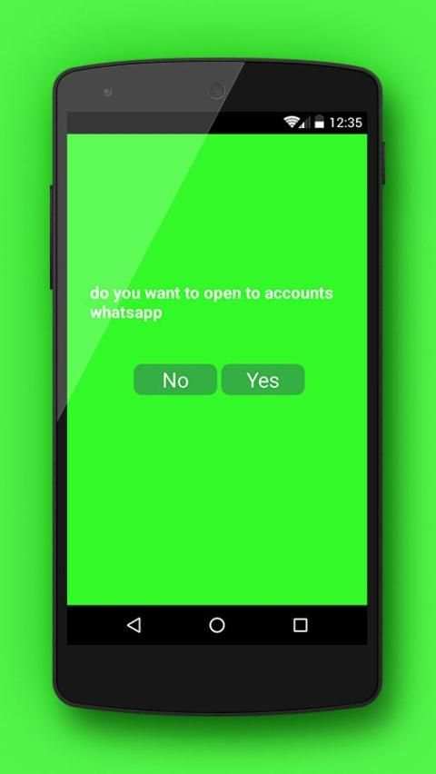Open 2 Accounts Whatsap Prank screenshot 2