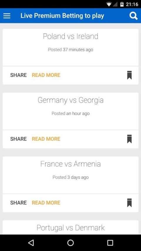 Premium Bets Lite screenshot 1