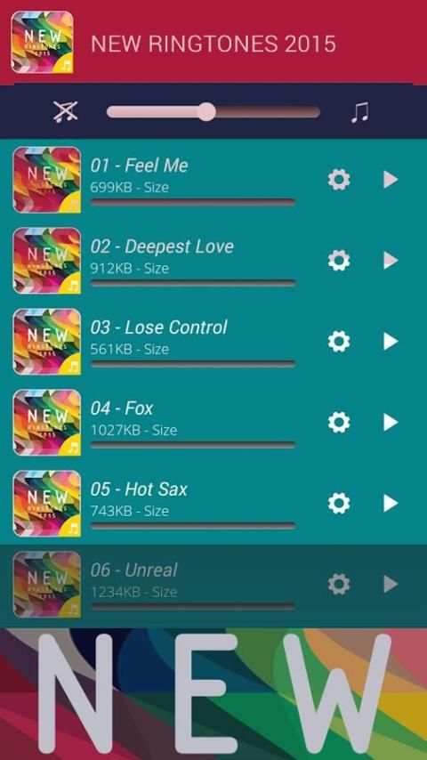 New Ringtones 2015 screenshot 3