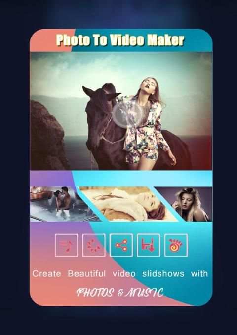 تعديل صور مع فيديو + الموسيقى screenshot 5
