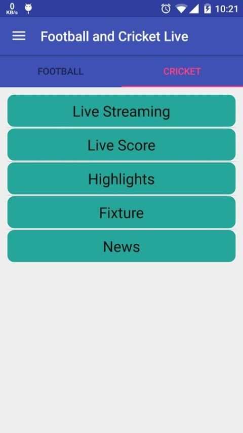 Football & Cricket Live screenshot 2