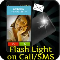ikon Flash Light On Call And SMS