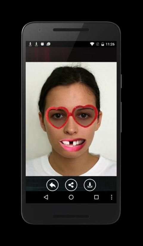 Funny Face Changer 1 تصوير الشاشة