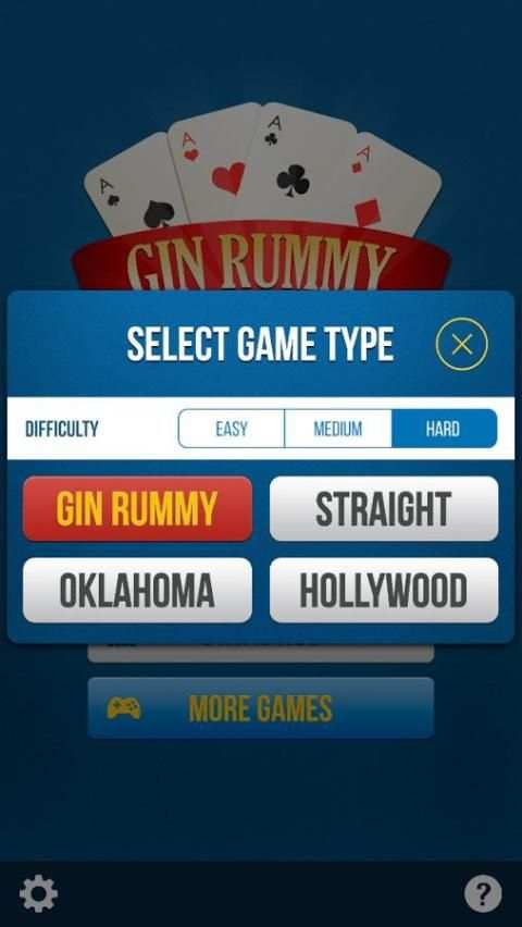 Gin Rummy Lite 7 تصوير الشاشة