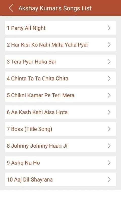 Hit Akshay Kumar's Songs Lyric 7 تصوير الشاشة