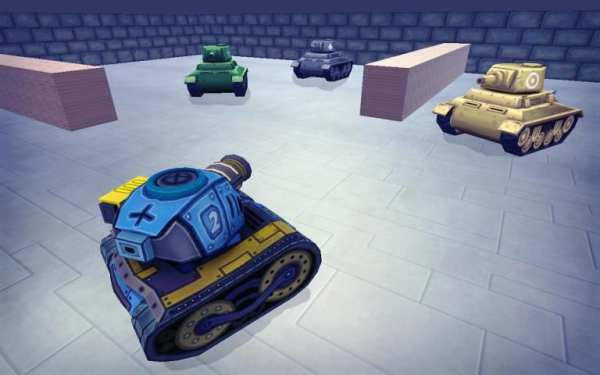 Mini Tanks 3D 1 تصوير الشاشة