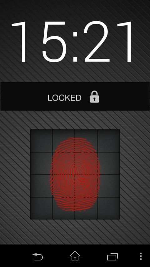 Fingerprint Lockscreen PRANK screenshot 2