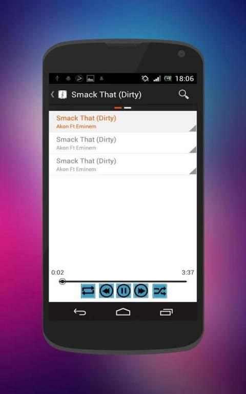 Clear MP3 Music Player Free स्क्रीनशॉट 5